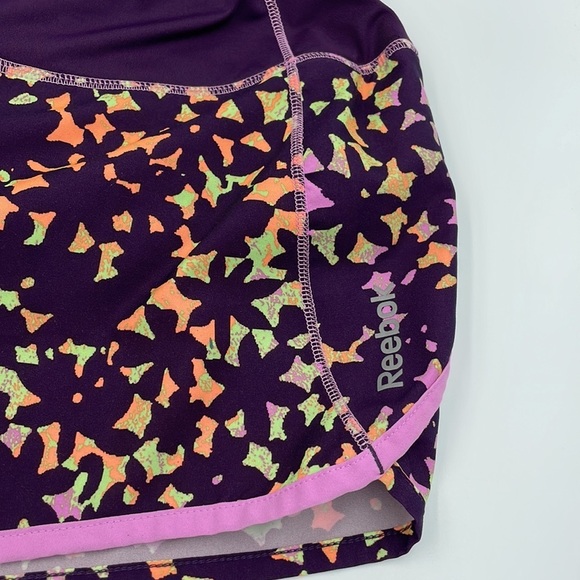 Reebok PlayDry Running Shorts SZ S Built in Underwear Purple Moisture Wicking - Picture 2 of 12